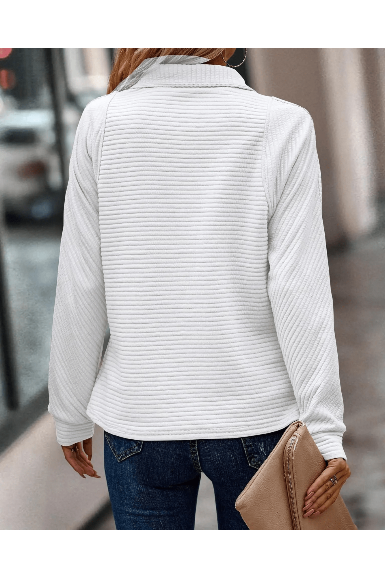 Knit | Women's V-Neck Sweater Nora