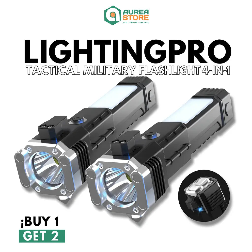 LightingPro Military Tactical Torch 4 IN 1
