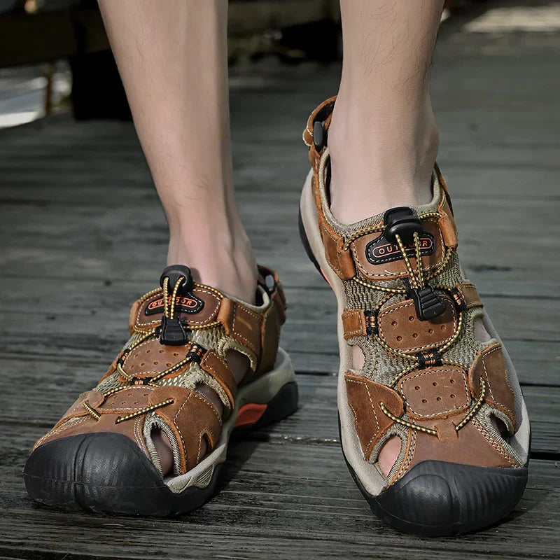 Gladiator Sandal Men's Genuine Leather