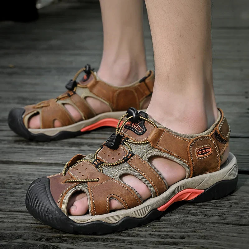 Gladiator Sandal Men's Genuine Leather