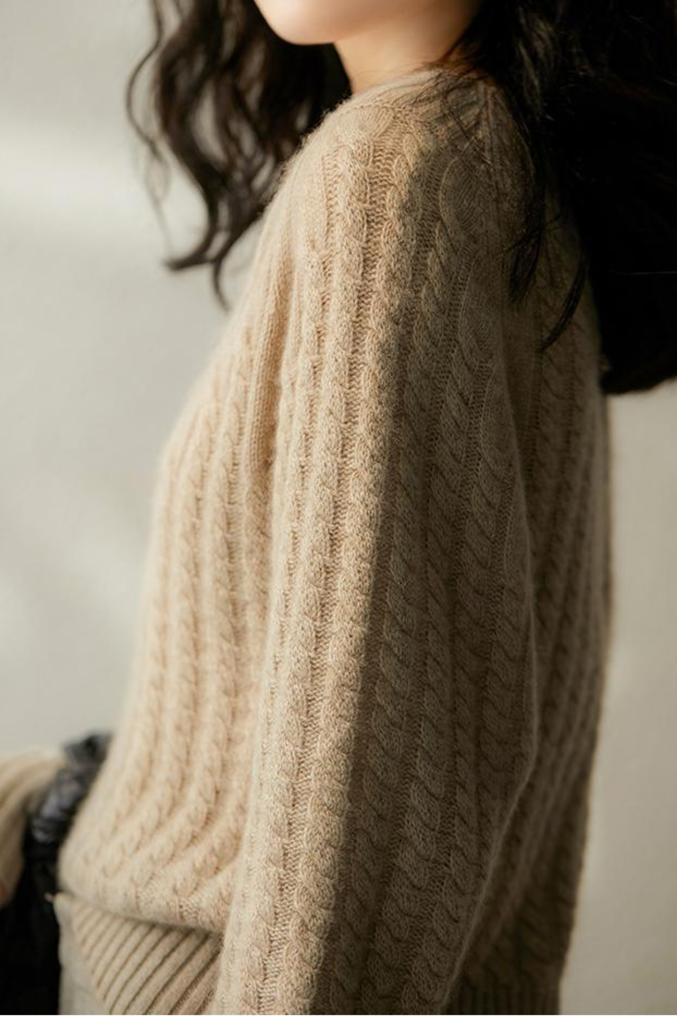 Knit Sweater with V-Neck for Women Romy