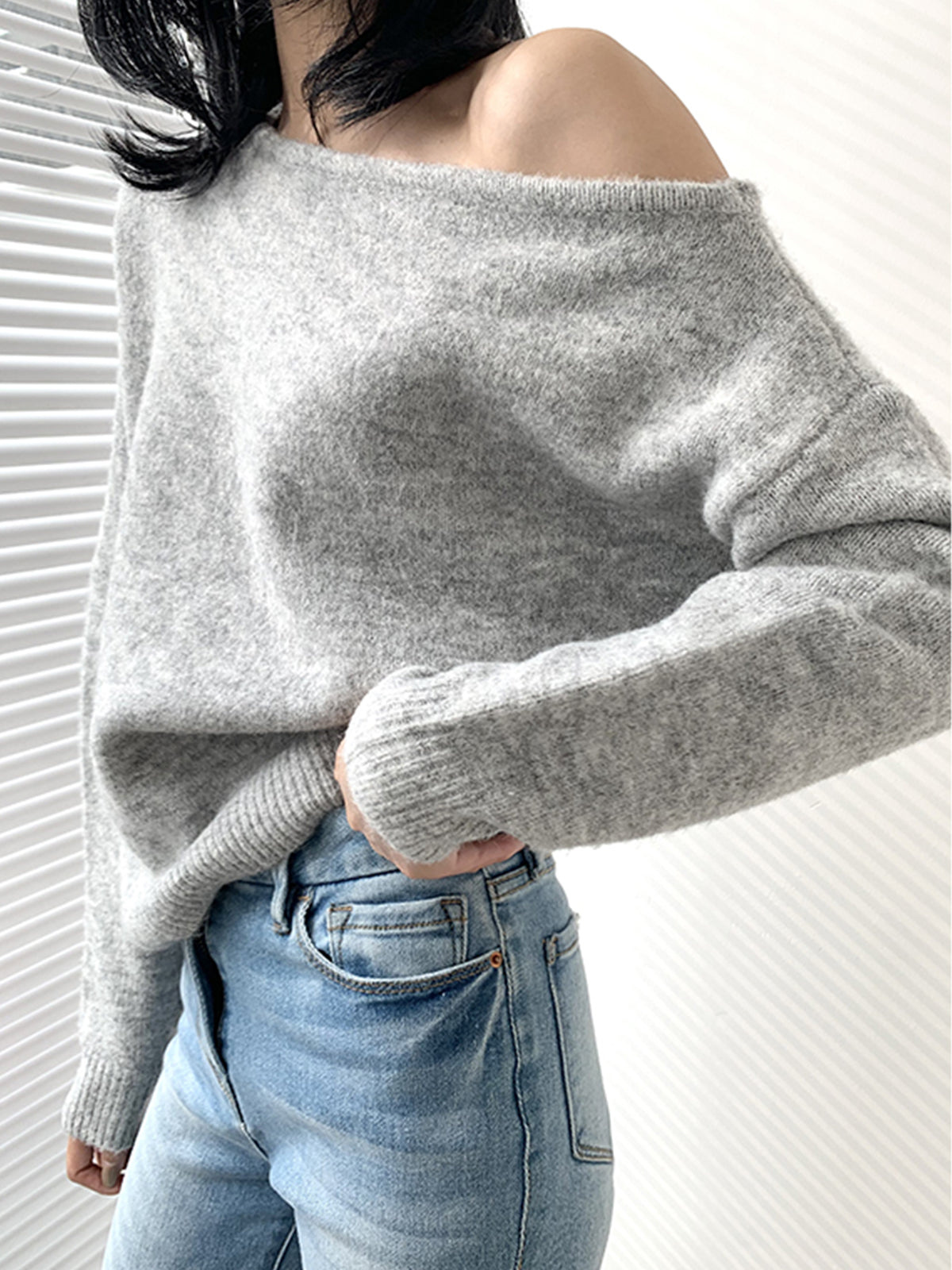 Tamia | Women's Asymmetrical Sweater