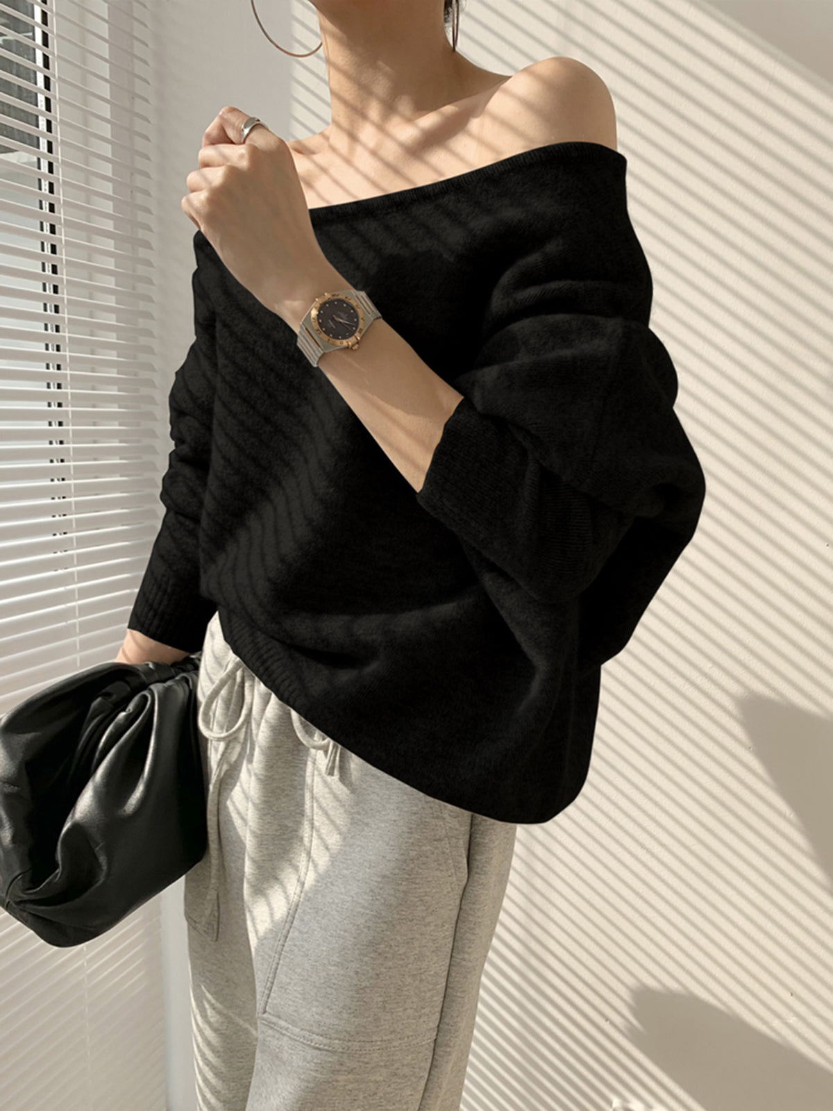 Tamia | Women's Asymmetrical Sweater