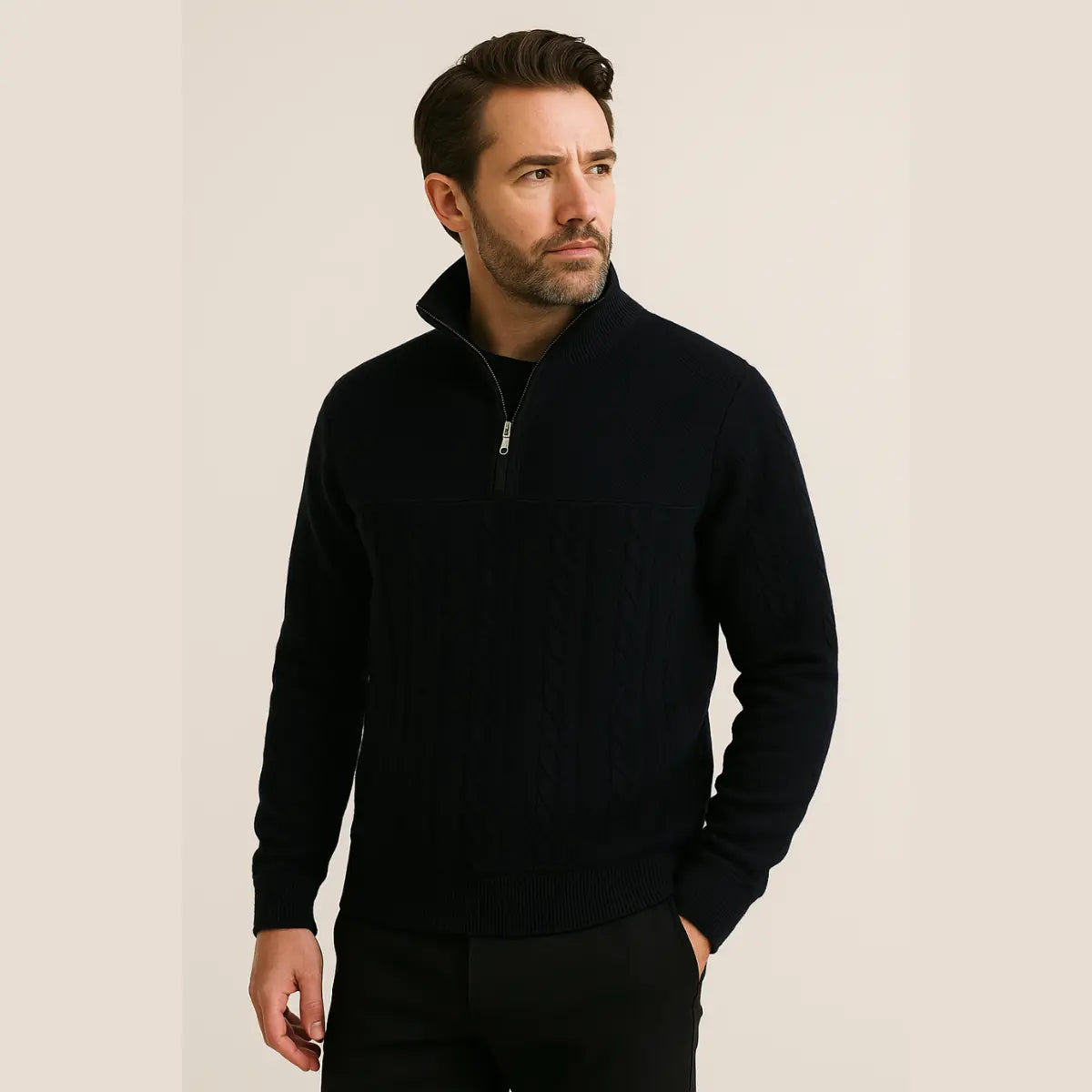 Henry | Premium Quarter Zip Sweatshirt