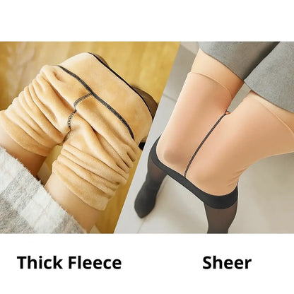 Velulã Fleece Tights With Wool
