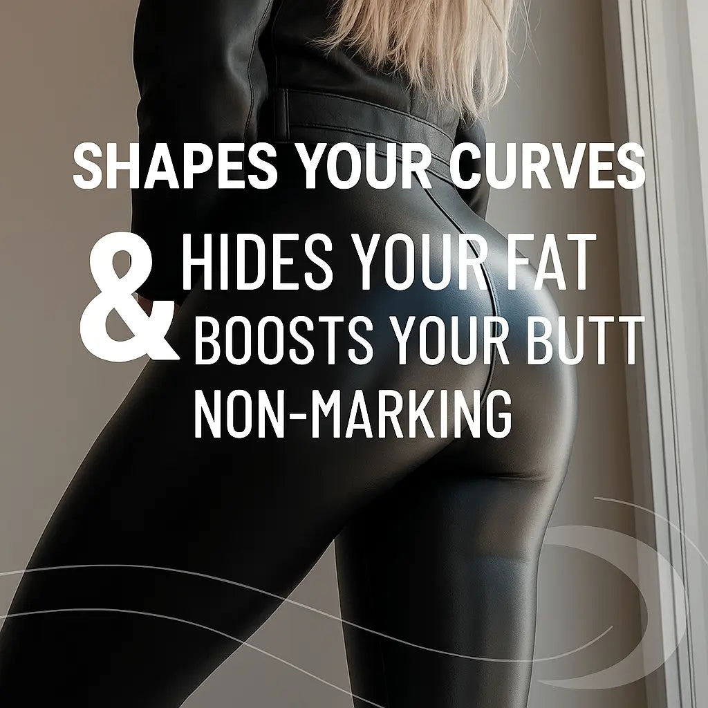 CurveLux Legging in Velvety Leather