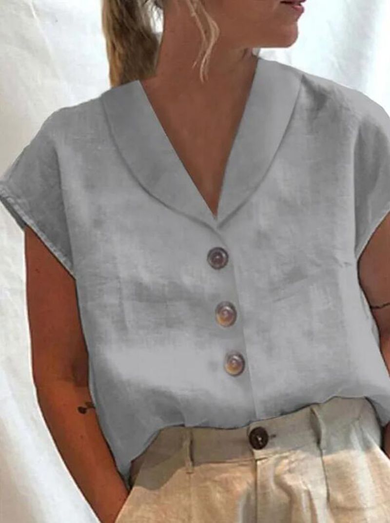 Gasin | Elegant Collar Blouse for Women